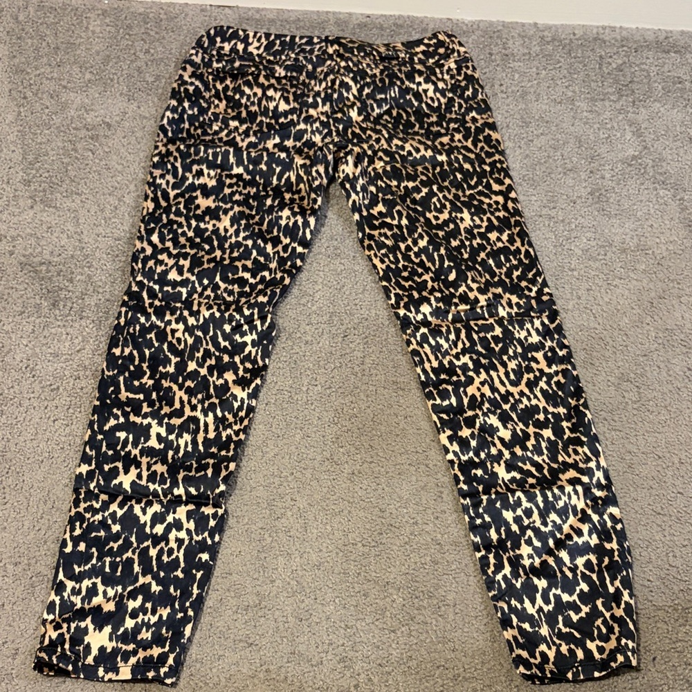 Cache Leopard Print Straight Leg Pants - Picture 5 of 5